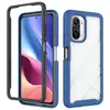 Протиударний чохол бампер для Xiaomi Redmi 12C Anomaly Hybrid 360 Black / Blue (Чорний / Синій)