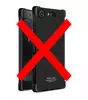 Протиударний чохол бампер для Sony Xperia XZ2 Compact Imak Shock Matte Black (Матовий Чорний) 