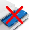 Інтерактивна чохол книжка для Realme C55 Anomaly Clear View Blue (Синій)