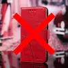 Преміальний чохол книжка для ZTE Blade V40 Vita Anomaly K&#039;try Premium Red (Червоний)