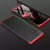 Ультратонкий чохол бампер для Xiaomi Redmi Note 12 Pro GKK Dual Armor Black / Red (Чорний / Червоний)
