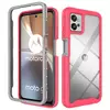 Противоударный чехол бампер для Motorola Defy (2021) Anomaly Hybrid 360 Pink / Grey (Розовый / Серый) Противоударный чехол бампер для Motorola Defy (2021) Anomaly Hybrid 360 Pink / Grey (Розовый / Серый)