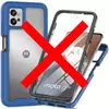 Противоударный чехол бампер для Motorola Edge 40 Anomaly Hybrid 360 Black / Blue (Черный / Синий)
