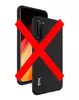 Чохол бампер для Xiaomi Redmi Note 8 / Xiaomi Redmi Note 8 2021 Imak Cowboy Holder Soft Case Black (Чорний)