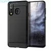 Протиударний чохол бампер для Samsung Galaxy M20 iPaky Carbon Fiber Black (Чорний)
