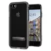 Противоударный чехол бампер Spigen Ultra Hybrid S (встроенная подставка) для iPhone SE 2022 / iPhone SE 2020 / iPhone 7 / iPhone 8 Jet Black (Смоляной)