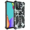 Противоударный чехол бампер для Vivo Y36 Anomaly Hybrid Armor (встроенная подставка) Camo / Green (Камуфляж / Зеленый)