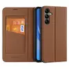 Чохол книжка для Samsung Galaxy A34 Dux Ducis Skin X2 Magnetic Folio Brown (Коричневий)