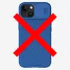 Протиударний чохол бампер Nillkin CamShield Pro Magnetic (шторка на камеру) для iPhone 15 Plus Blue (Синій) 