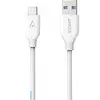 Кабель Anker Powerline USB-C to USB-A 3.0 - 0.9м V3 White (Білий) A8163H21 Кабель Anker Powerline USB-C to USB-A 3.0 - 0.9м V3 White (Білий) A8163H21