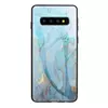 Чехол бампер для Samsung Galaxy S10 Anomaly Cosmo Blue / Gold (Синий / Золотой)