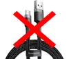 Кабель Baseus Cafule Cable USB for Type-C 3A 1 м Black / Grey (Черный / Серый) (CATKLF-BG1)