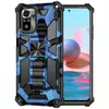 Противоударный чехол бампер для Vivo Y78 Anomaly Hybrid Armor (встроенная подставка) Army Blue (Армейский Синий) 