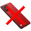 Чохол бампер для Motorola Moto G54 Anomaly Color Fit Red (Червоний) 