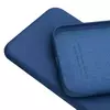 Чехол бампер для Realme 11 4G Anomaly Silicone (с микрофиброй) Blue (Синий) 