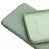 Чехол бампер для Realme C67 4G Anomaly Silicone (с микрофиброй) Light Green (Светло Зеленый) 