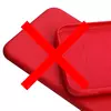 Чехол бампер для Realme C67 4G Anomaly Silicone (с микрофиброй) Red (Красный) 