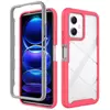 Противоударный чехол бампер для Motorola Edge 40 Neo Anomaly Hybrid 360 Pink / Grey (Розовый / Серый)  Противоударный чехол бампер для Motorola Edge 40 Neo Anomaly Hybrid 360 Pink / Grey (Розовый / Серый)