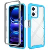 Противоударный чехол бампер для Motorola Edge 40 Neo Anomaly Hybrid 360 Sky Blue / Grey (Небесно Синий / Серый)  Противоударный чехол бампер для Motorola Edge 40 Neo Anomaly Hybrid 360 Sky Blue / Grey (Небесно Синий / Серый)