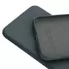 Чохол бампер для Samsung Galaxy M35 5G Anomaly Silicone (з мікрофіброю) Dark Green (Темно зелений)