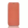 Чехол книжка для Vivo X100 Pro Anomaly Carbon Book Brown (Коричневый)