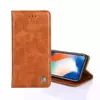 Чехол книжка для Vivo X100 Pro idools Retro Brown (Коричневый)