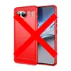 Протиударний чохол бампер для OnePlus Nord 4 iPaky Carbon Fiber Red (Червоний)