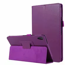 Чехол книжка TTX Leather Book Case для Lenovo Tab M8 FHD TB-8705 / HD TB-8505 8.0" Фиолетовый