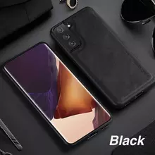 Чехол бампер X-Level Retro Case для Samsung Galaxy S21 Ultra Black (Черный)