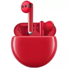 Оригинальные Bluetooth наушники гарнитура Huawei FreeBuds 3 для смартфонов Honey Red (Красный) CM-SHK00