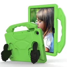 Противоударный чехол Eva Kids Like hands series для планшета Huawei MatePad T10s 10.1" / T10 9.7" (Зелёный)