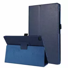 Чехол книжка TTX Leather Book для Samsung Galaxy Tab A7 Lite 8.7" SM-T220 T225 2021 Синий