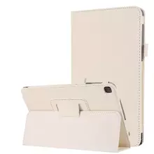 Чехол книжка TTX Leather Book для Samsung Galaxy Tab A7 Lite 8.7" SM-T220 T225 2021 Белый