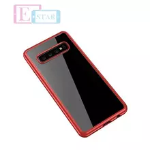 Чехол бампер для Samsung Galaxy S10 Plus Ipaky Silicone Red (Красный)