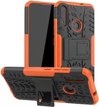 Чехол бампер для Motorola One Vision Nevellya Case Orange (Оранжевый)