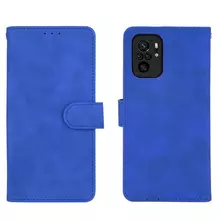 Чехол книжка для Xiaomi Redmi Note 10 Anomaly Leather Book Blue (Синий)