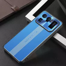 Чехол бампер для Xiaomi Mi 11 Ultra Anomaly Metal Lens Blue (Синий)