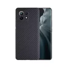 Чехол бампер для Xiaomi Mi 11 Anomaly Carbon Plaid (Закрытый модуль камеры) Black (Черный)