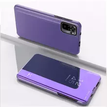 Чехол книжка для Xiaomi Redmi Note 10S Anomaly Clear View Purple (Пурпурный)