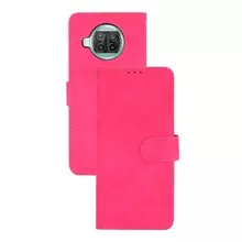 Чехол книжка для Xiaomi Mi 11 Lite Anomaly Leather Book Red-Pink (Красно-Розовый)