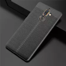 Чехол бампер для Nokia 7 Plus Anomaly Leather Fit Black (Черный)