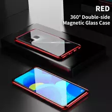 Чехол бампер для Vivo Y30 Anomaly Magnetic 360 With Glass Red (Красный)