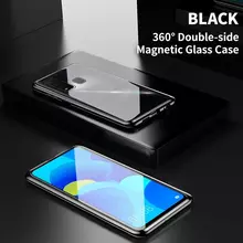 Чехол бампер для Vivo Y30 Anomaly Magnetic 360 With Glass Black (Черный)