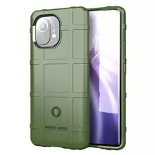 Чехол бампер для Xiaomi Mi 11 Anomaly Rugged Shield Green (Зеленый)