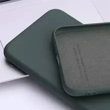 Чехол бампер для Oppo A54 Anomaly Silicone Dark Green (Темно Зеленый)