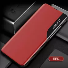 Чехол книжка Anomaly Smart View Flip для Xiaomi Mi 10T Red (Красный)
