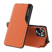 Чехол книжка Anomaly Smart View Flip для Xiaomi Mi 11 Lite Orange (Оранжевый)