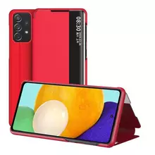 Чехол книжка Anomaly Smart Window для Samsung Galaxy A52 Red (Красный)