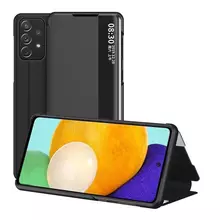 Чехол книжка Anomaly Smart Window для Samsung Galaxy A32 Black (Черный)