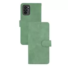 Чехол книжка для Xiaomi Redmi Note 10S Anomaly Leather Book Green (Зеленый)